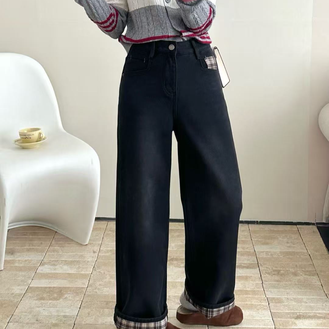 【TX过款】冬季加绒打板牛仔裤，默认微瑕，介意勿拍！！