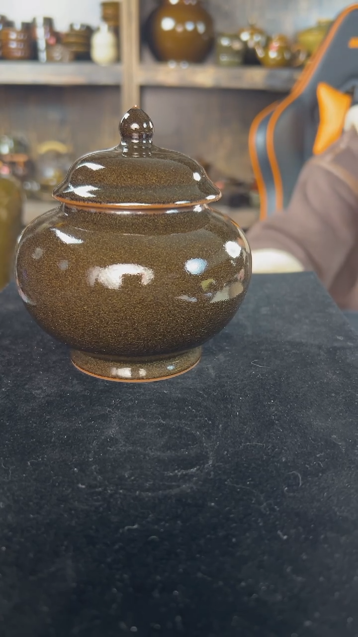 【闪购商品】纯原矿煤窑烧制茶叶罐