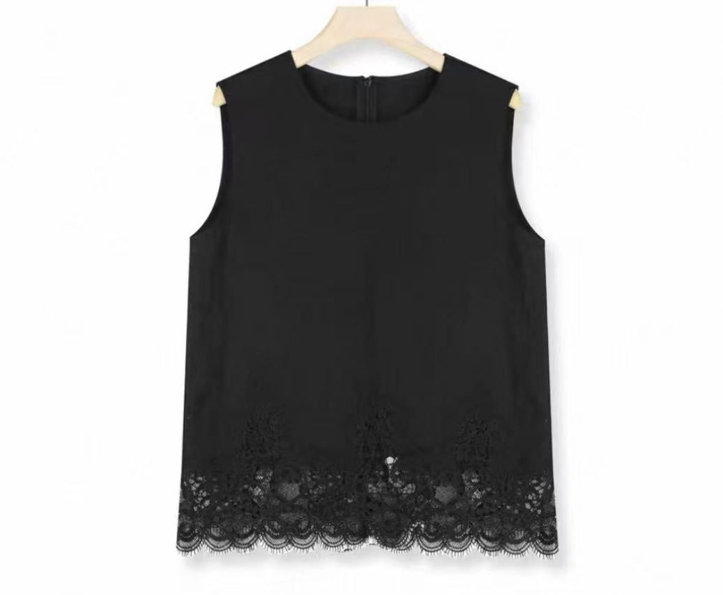 【GFHG专属】常规款宽松型绣花休闲背心时尚