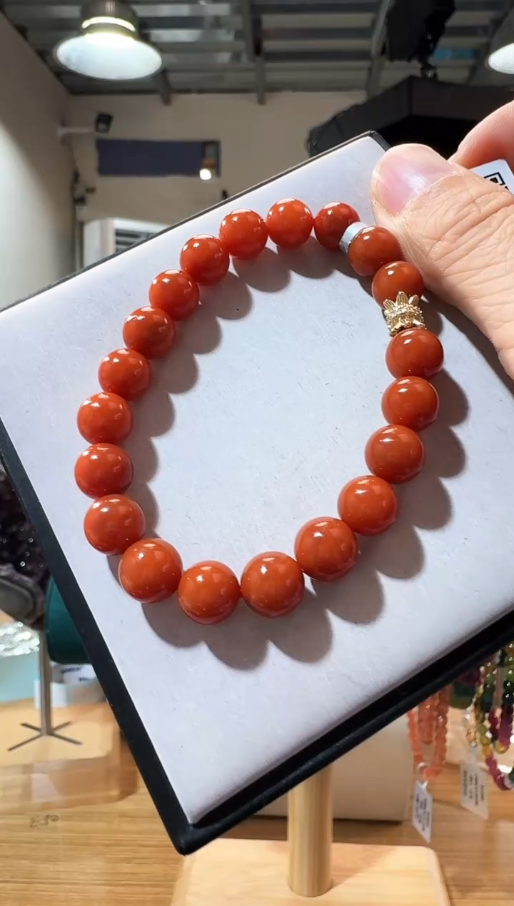 未镶嵌手链南红玛瑙优0160 约9mm