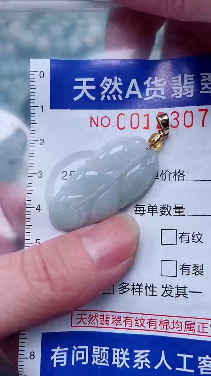 翡翠未镶嵌吊坠(不含链)1