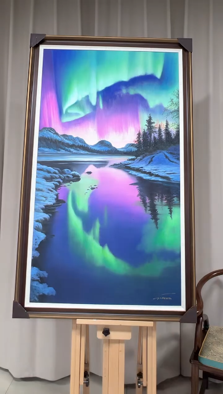 【闪购商品】绘画陶宗健-75*140-极光油画