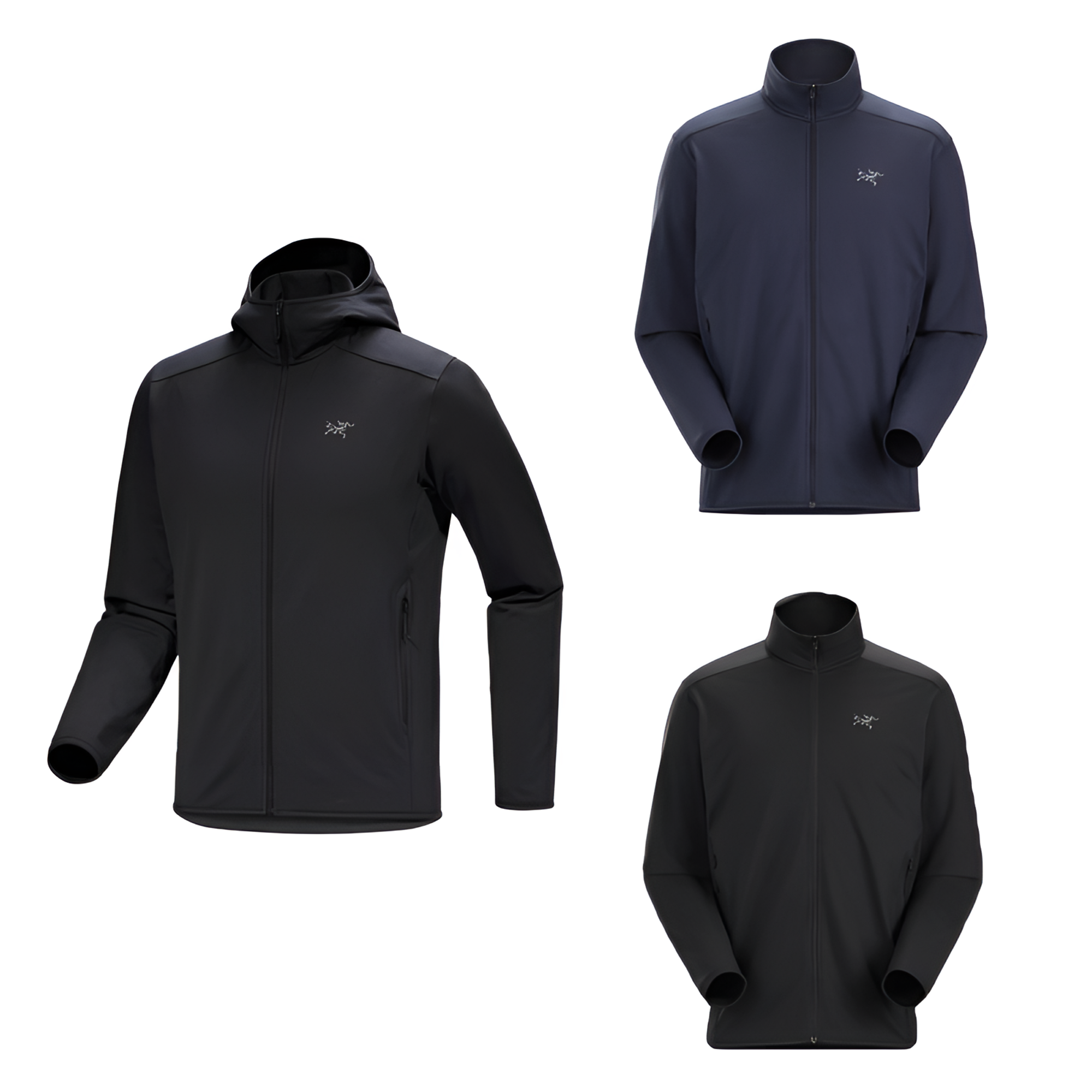 ARC'TERYX始祖鸟 Kyanite Lighweight hoody纯色连帽抓绒男款外套