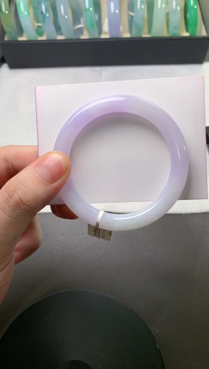 未镶嵌手镯（圆镯）翡翠53.5*8.8*8.9