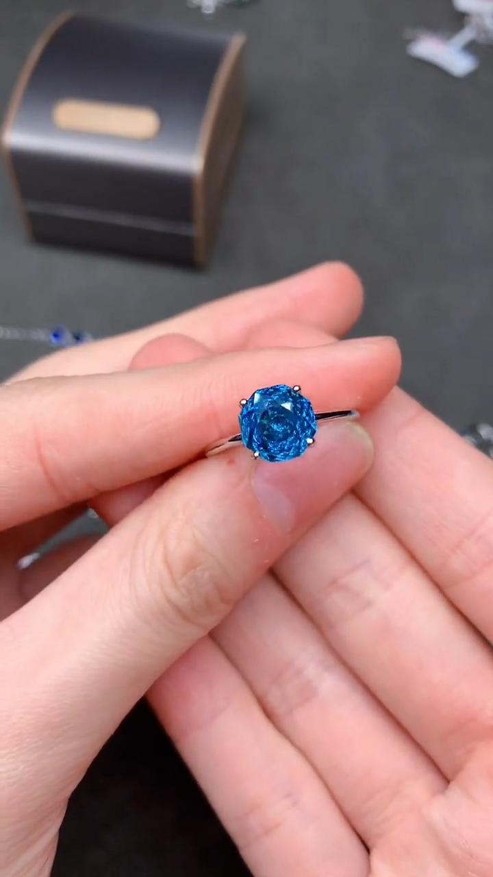 【闪购商品】托帕石戒指银S925镶嵌.............