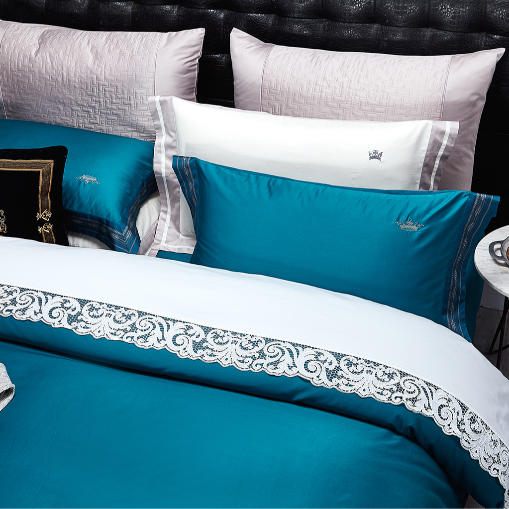 【黛富妮好眠计划专场】劳伦士 纯棉高端轻奢刺绣四件套