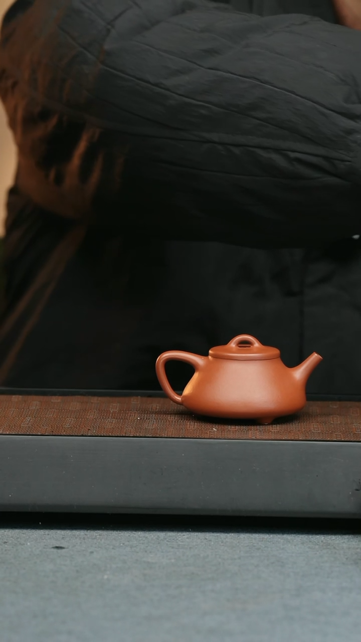 【闪购商品】紫砂茶壶五堂 士恒石瓢