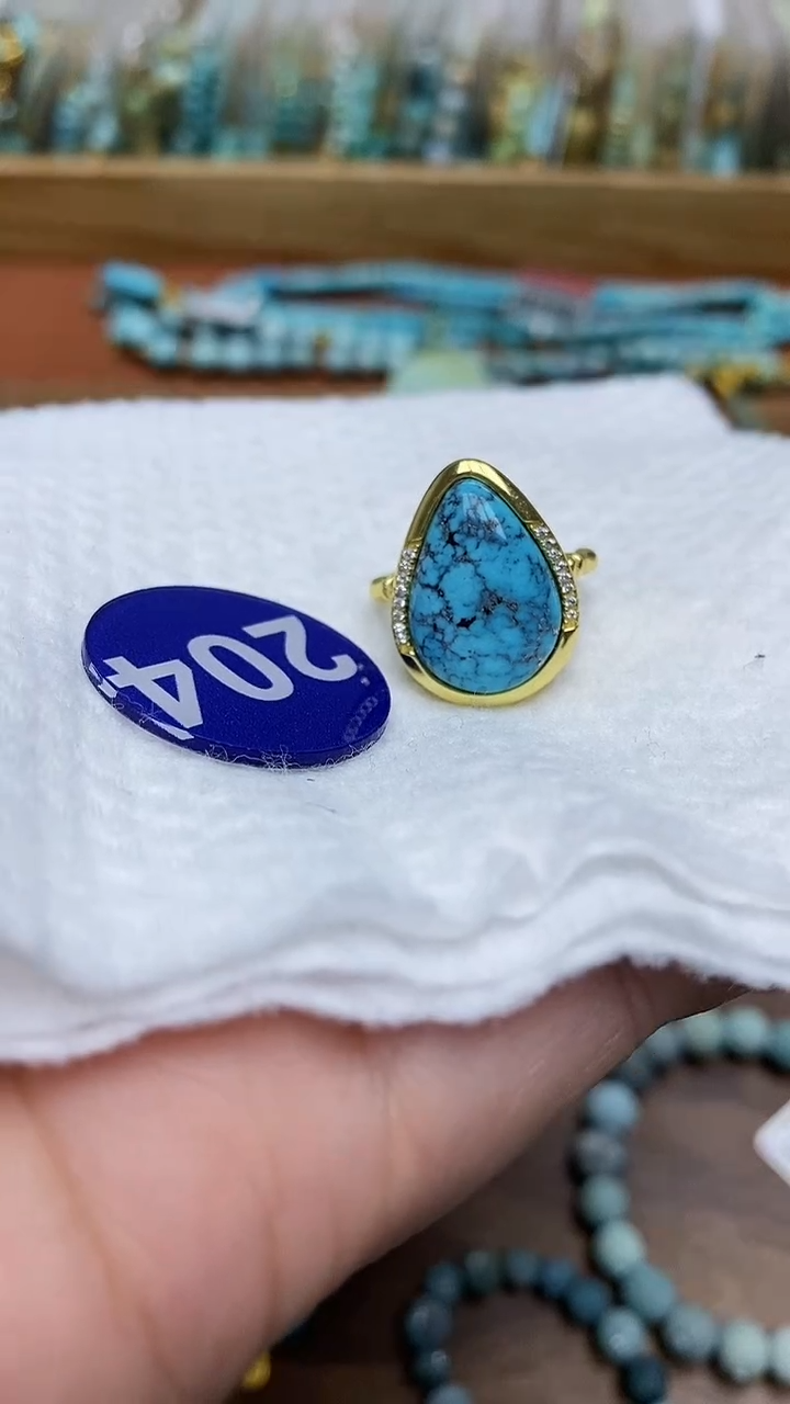 【闪购商品】绿松石戒指合金204戒指