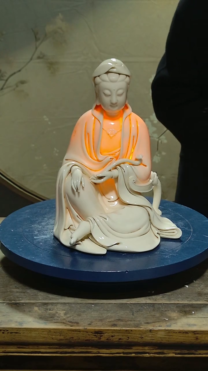 佛像故**我德化瓷观音造像