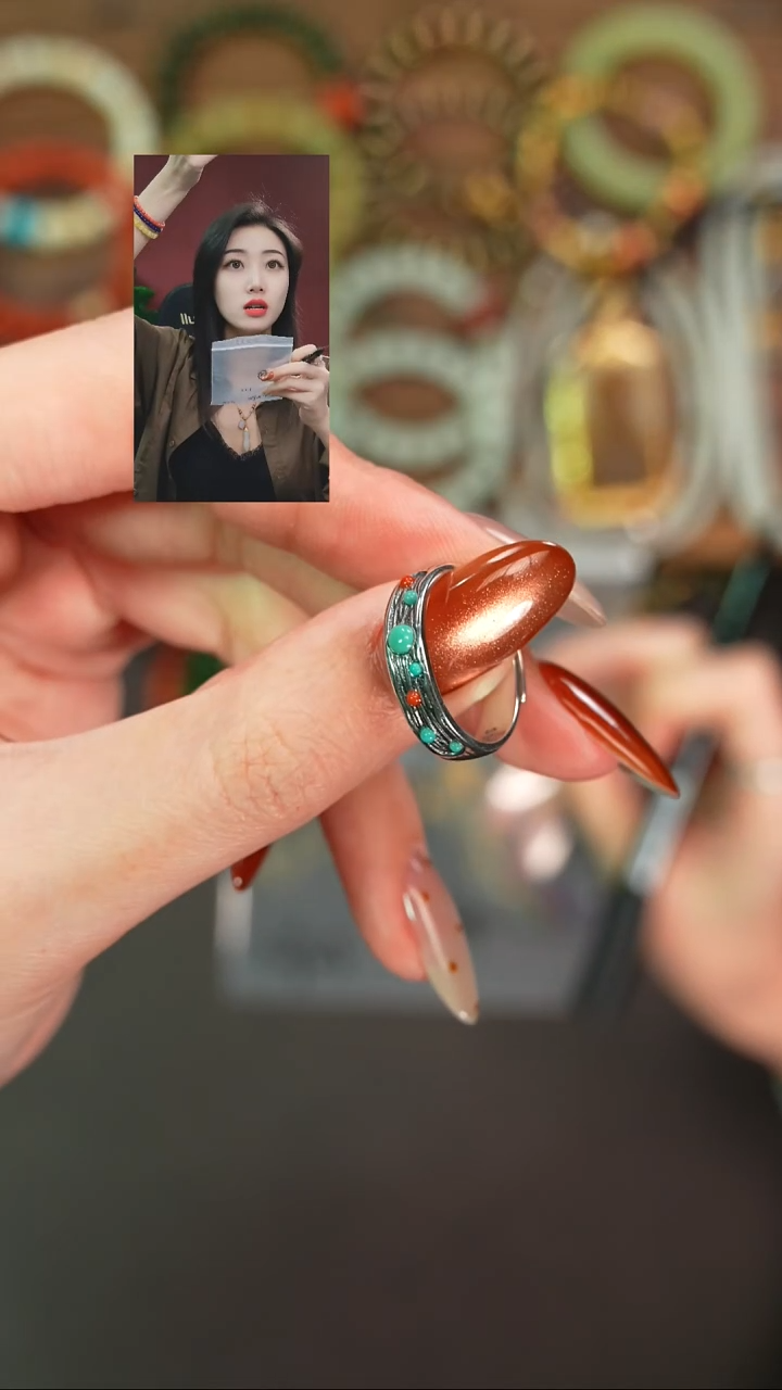 未镶嵌绿松石戒指一*.一念初见品质回血