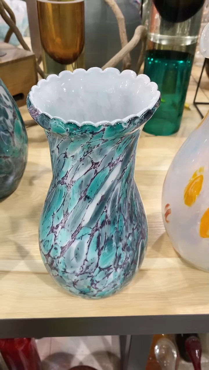 夏***天慕忆家手作琉璃花瓶中号