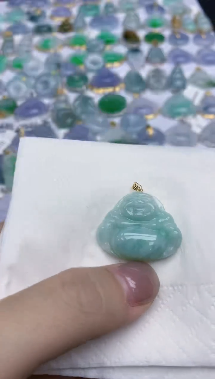 【闪购商品】翡翠颈饰未镶嵌天然翡翠A货