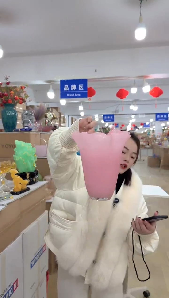 【闪购商品】无铅玻璃甄选花器-s-早2