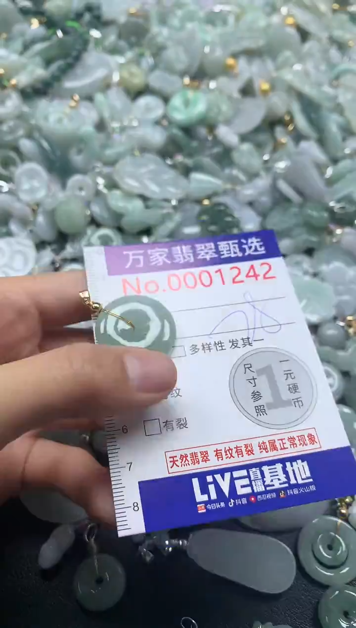 吊坠(不含链)未镶嵌翡翠1242
