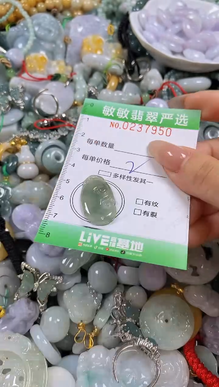 翡翠未镶嵌颈饰闪购0237950