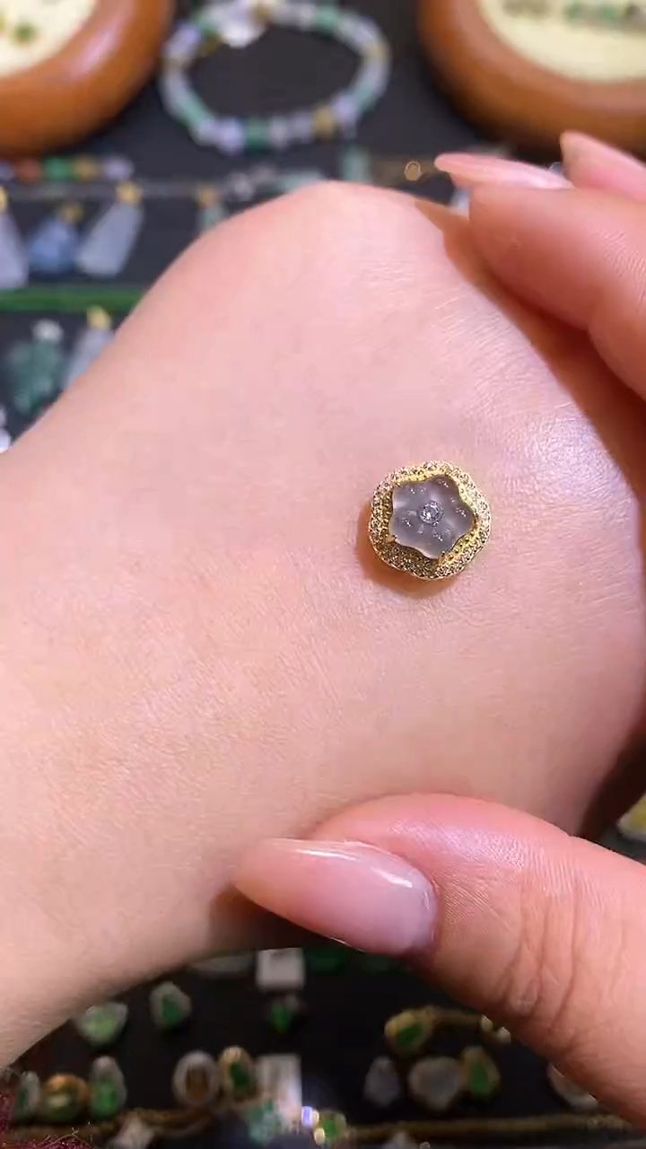 【闪购商品】翡翠吊坠(不含链)银S925镶嵌1