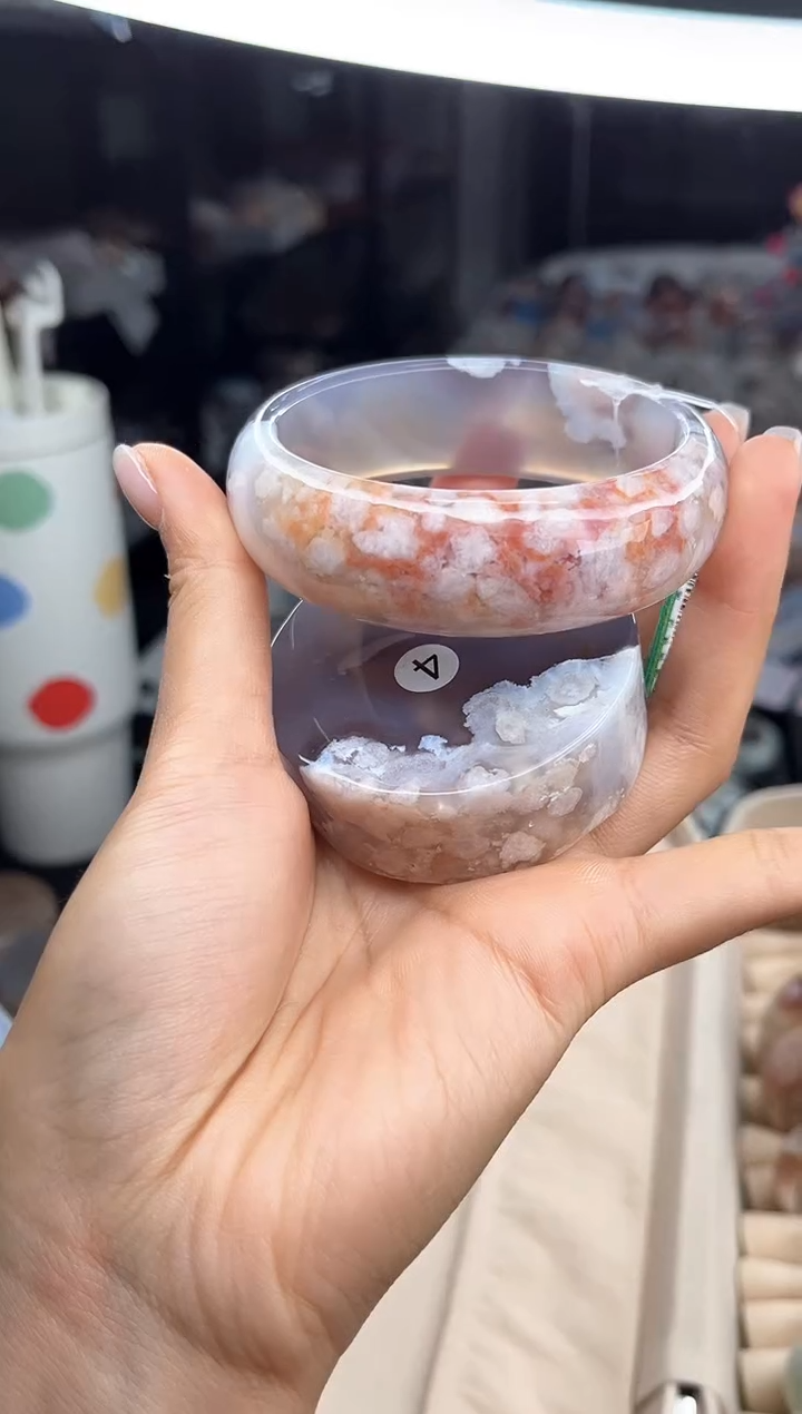 石英质玉手镯未镶嵌61圈口（赠送镯心）6305001