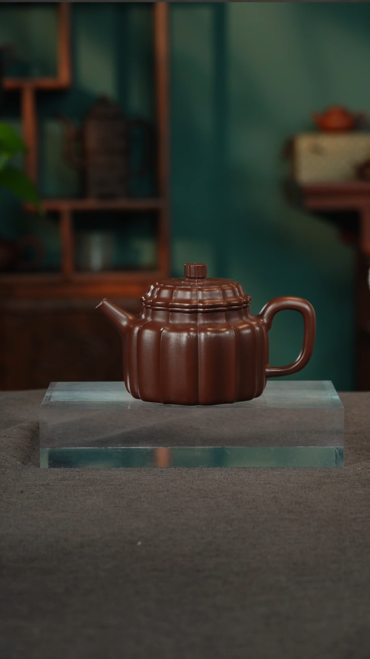 【闪购商品】紫砂茶壶03菱花德钟