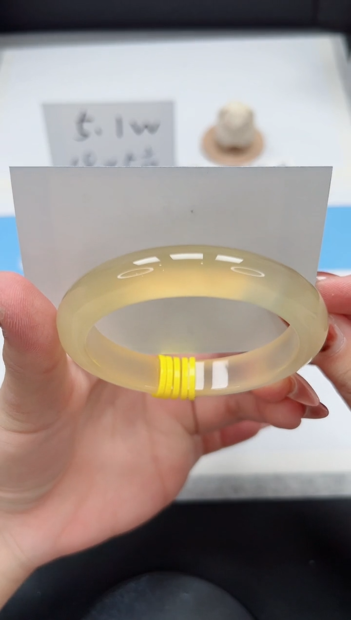 【闪购商品】玛瑙/玉髓手镯未镶嵌141/香槟58.2