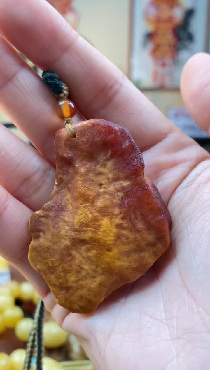 【闪购商品】琥珀颈饰未镶嵌吊坠