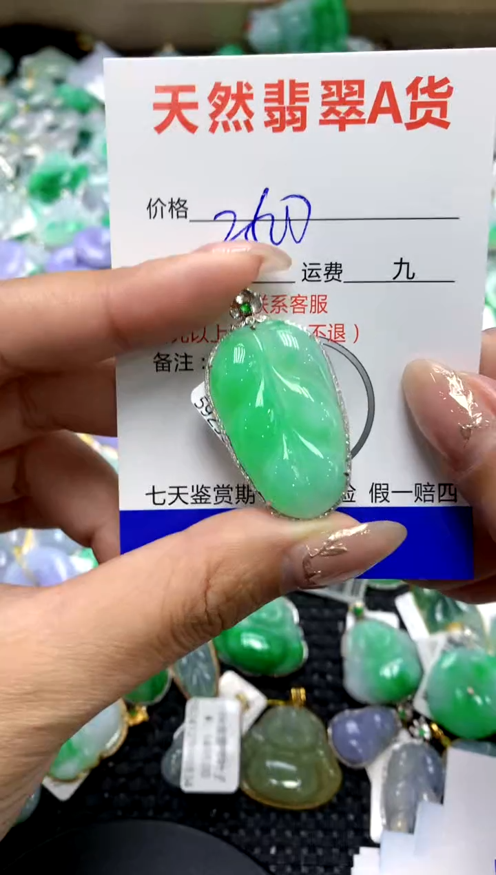 【闪购商品】翡翠颈饰18K金镶嵌1111111111111111