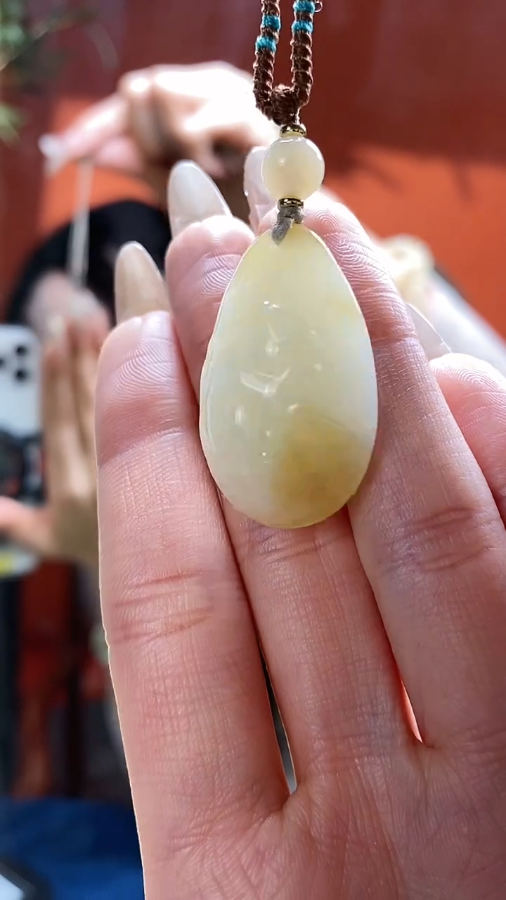 【闪购商品】和田玉挂件未镶嵌属你有钱33*20*12mm