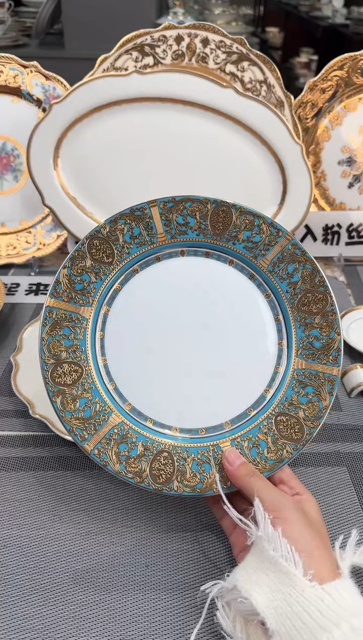 【闪购商品】瓷片9寸平盘1个  春节活动福利价