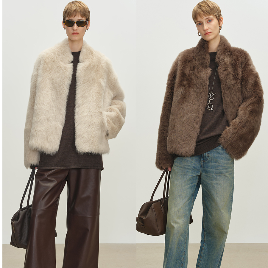 MSBEAST/野兽小姐都市休闲立趴领托斯卡纳直毛皮毛一体丨瑞秋行歌