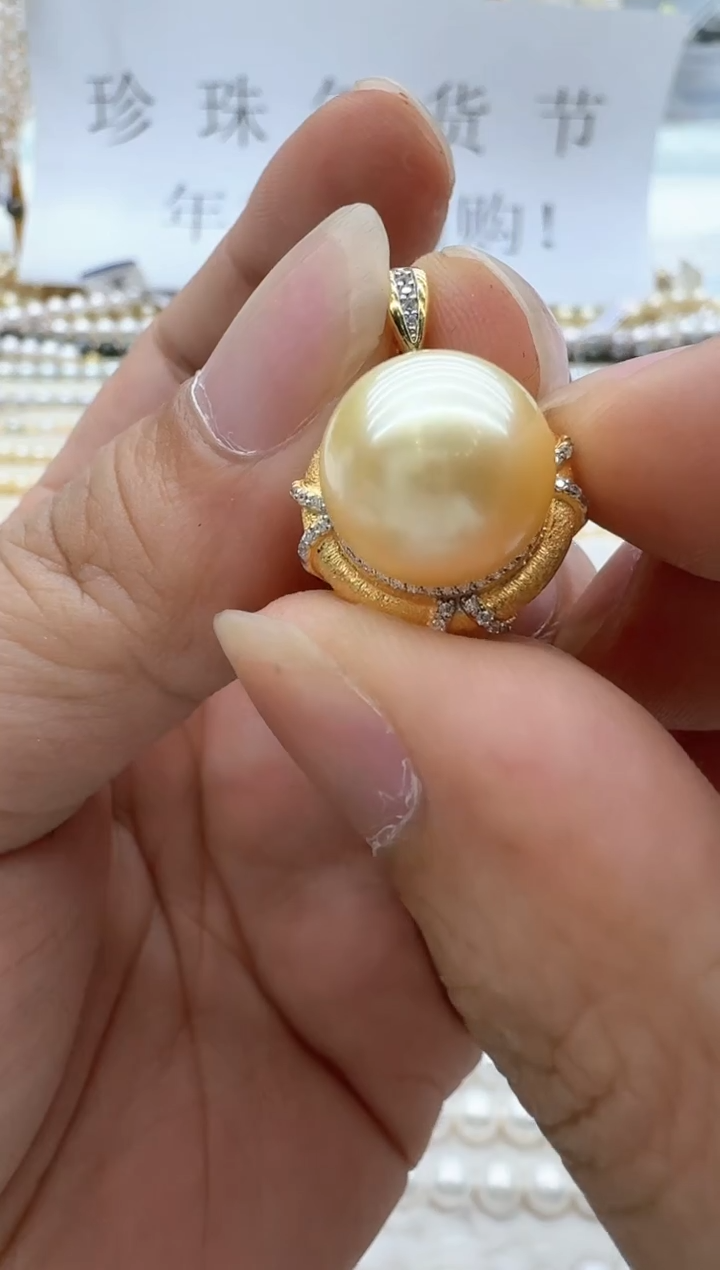 【闪购商品】海水珍珠颈饰银S925镶嵌清货