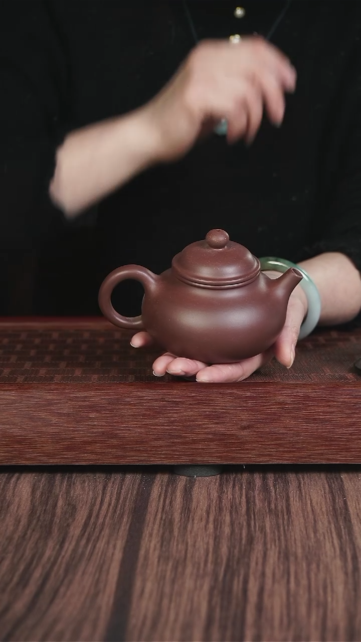 【闪购商品】紫砂茶壶lxc  紫泥  容天