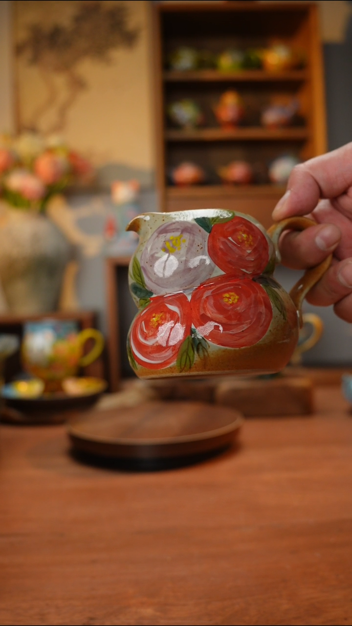 瓷片676景德镇手工手绘釉下彩高温瓷