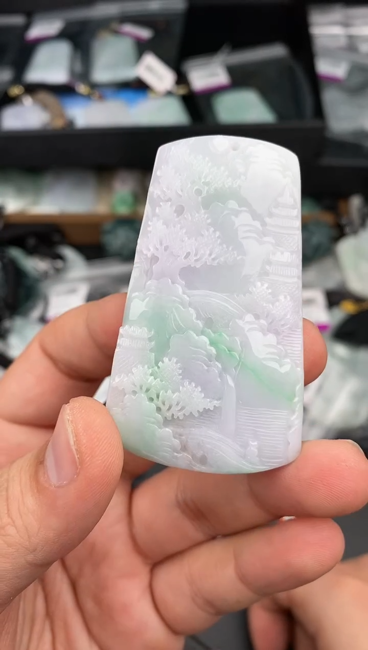 【闪购商品】翡翠颈饰未镶嵌   天然翡翠，一物一图