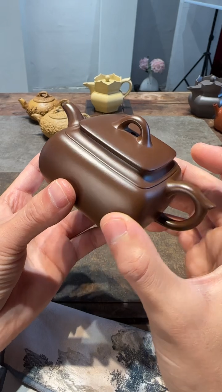 茶壶紫砂文*长四方 紫砂壶