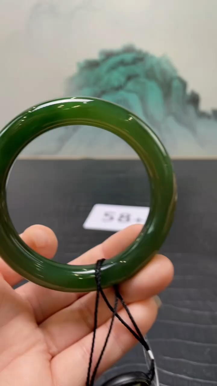 未镶嵌手镯和田玉（碧玉）一*笑58+