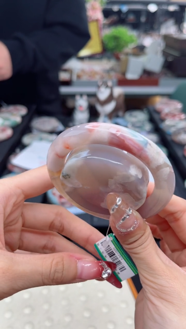 【闪购商品】石英质玉手镯未镶嵌52圈口（赠品镯心）S901