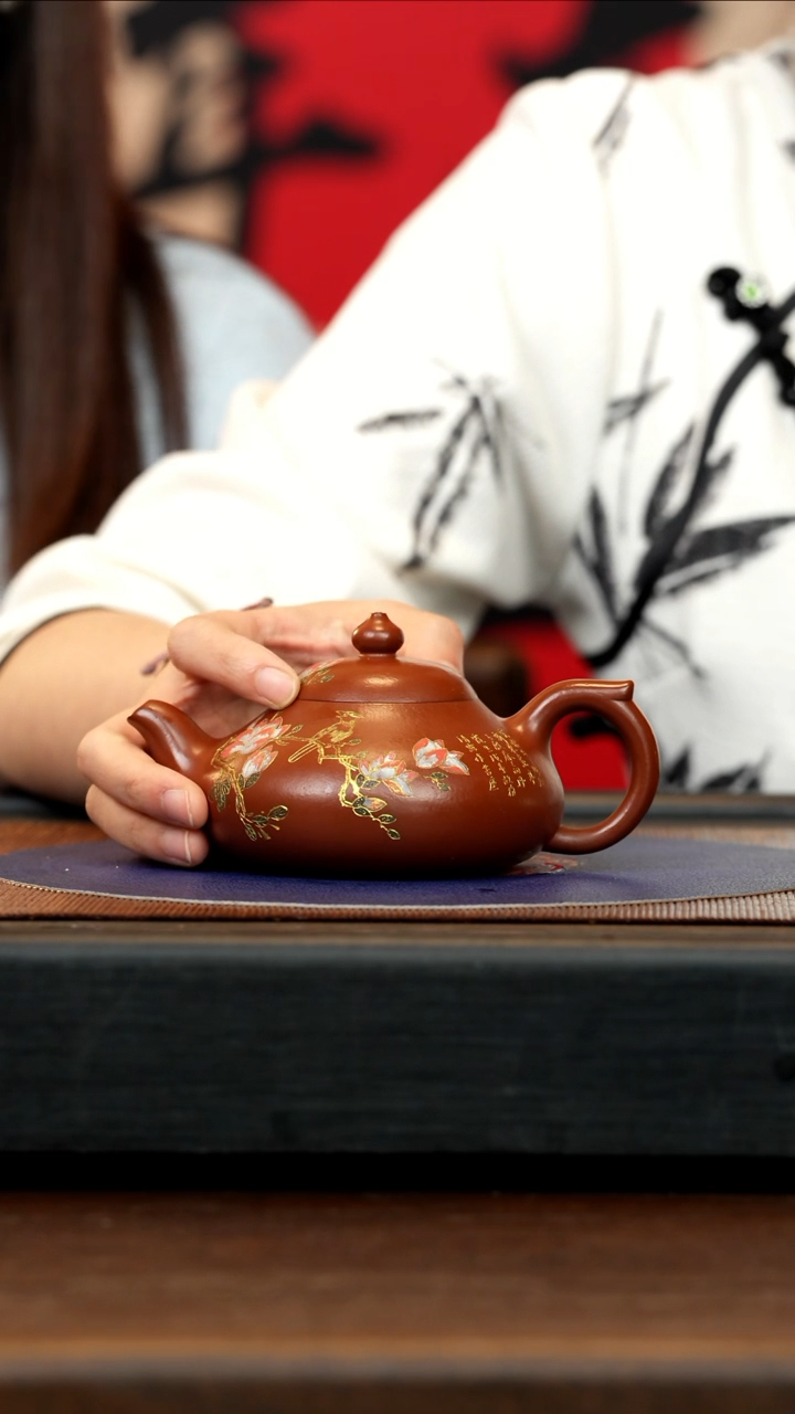 【闪购商品】紫砂茶壶ZLH 朱泥 玉乳