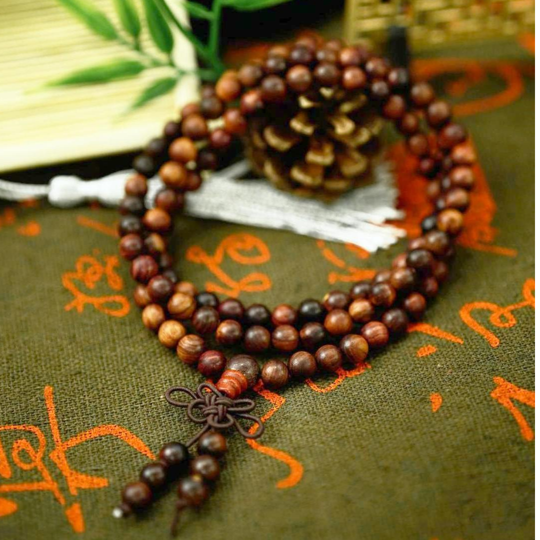 非金属木质手链 hlf-604  无礼盒精选多圈手串