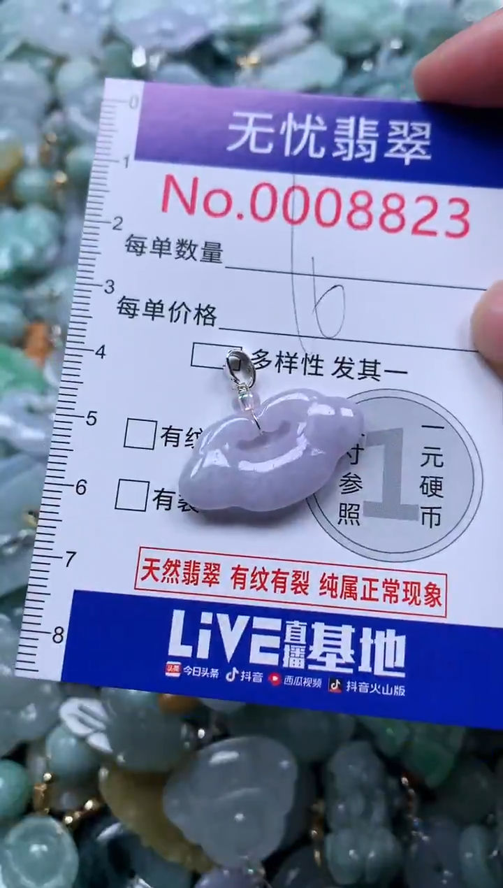 颈饰未镶嵌翡翠8823