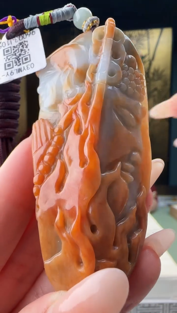 【闪购商品】翡翠吊坠(不含链)未镶嵌YJ@@960Q3J10528