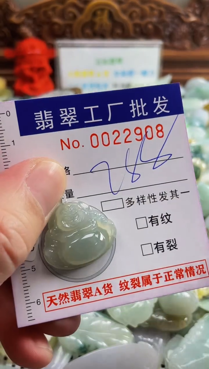 【闪购商品】翡翠颈饰未镶嵌扣头天然A货翡翠