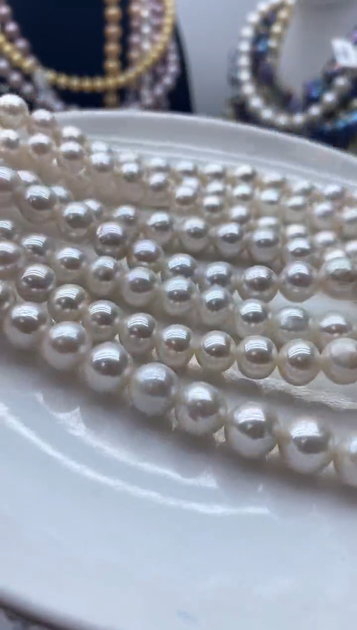 【闪购商品】淡水珍珠颈饰钛钢27