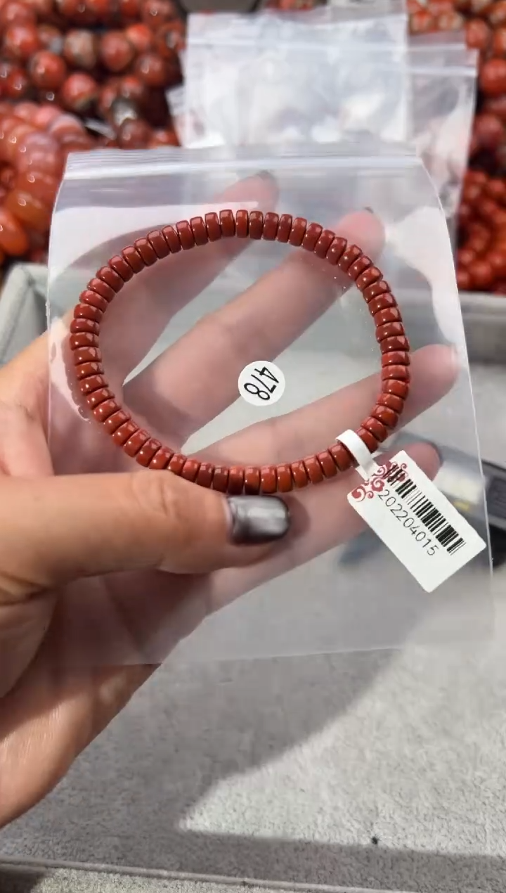 未镶嵌手串南红玛瑙6+