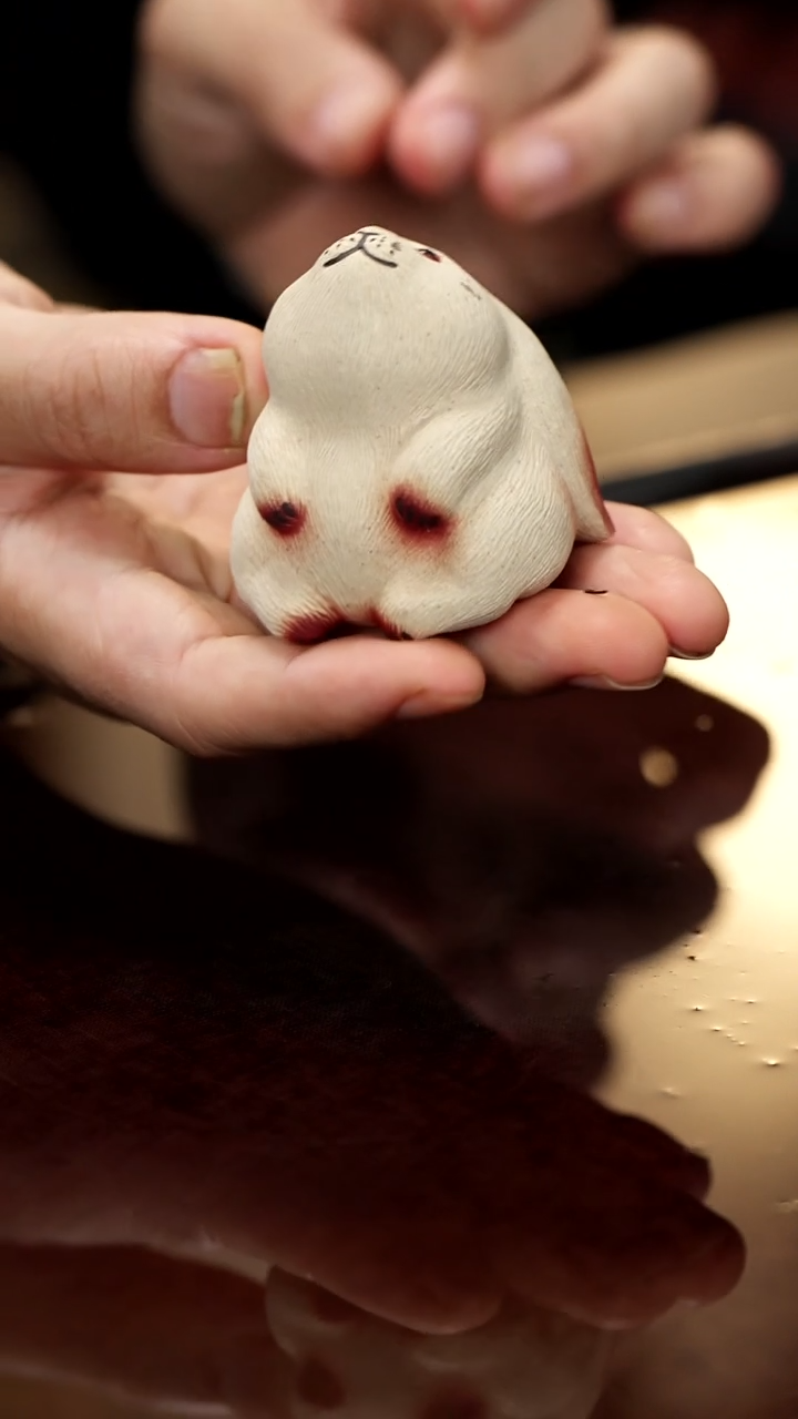 紫砂茶宠B***哥紫砂兔子
