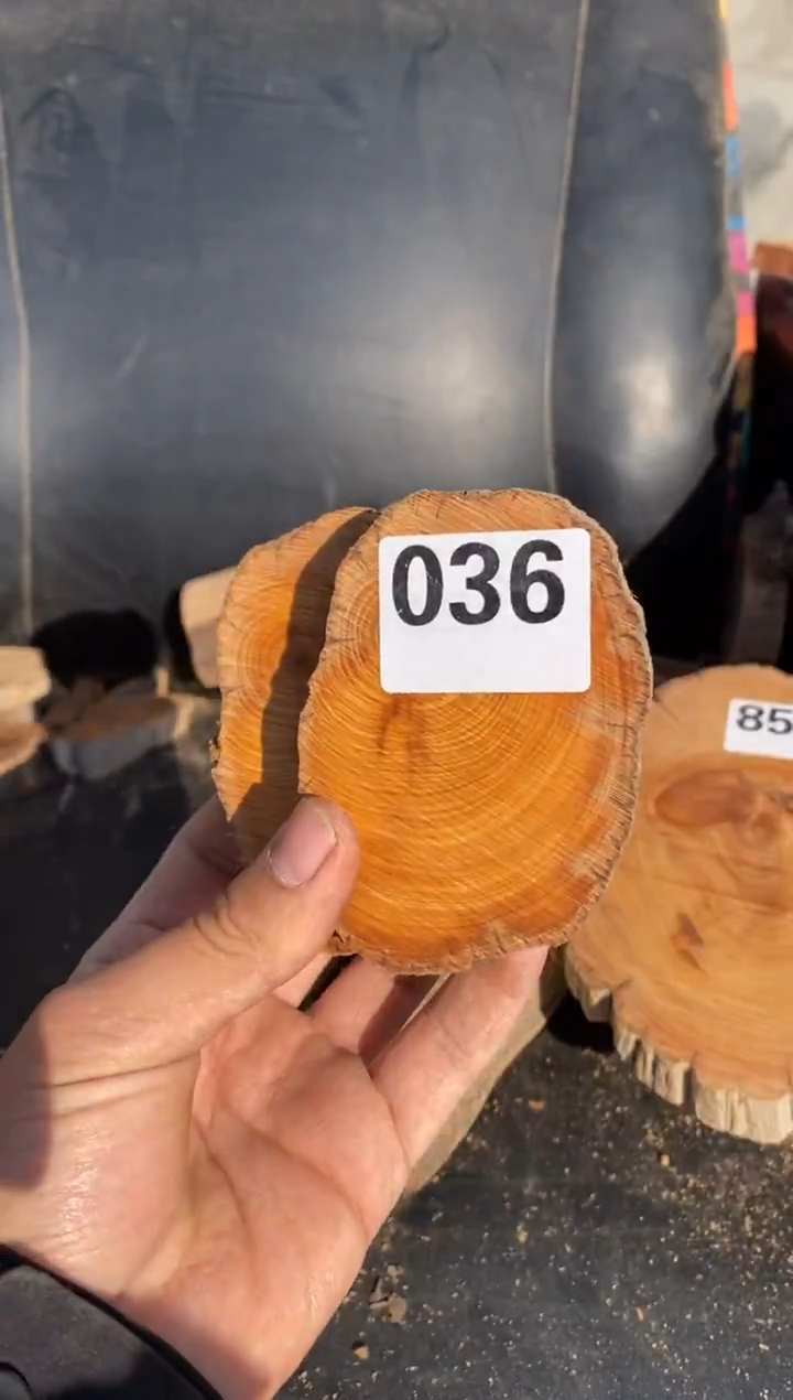 柏木（崖柏）太行陈化崖柏切片！随机(1单1片）036