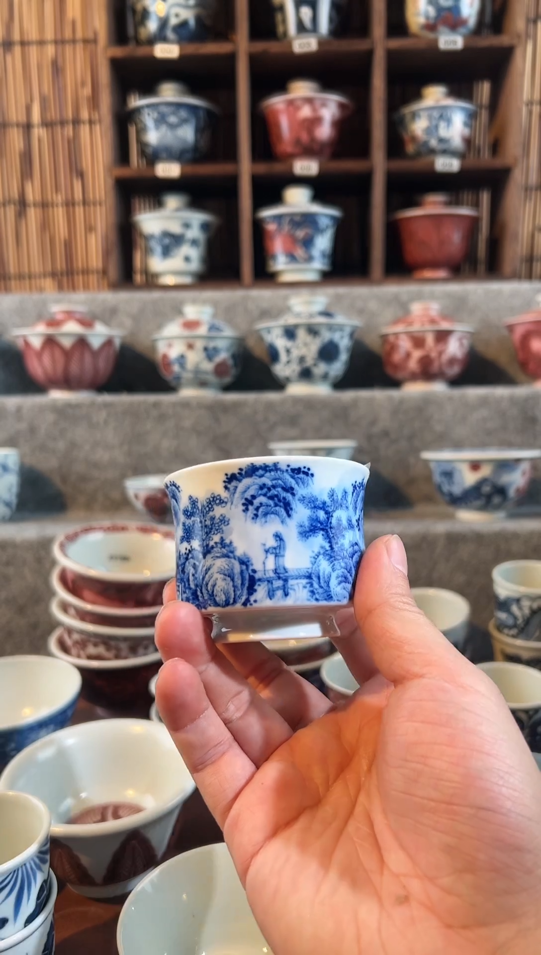 【闪购商品】天禄言瓷山水杯子
