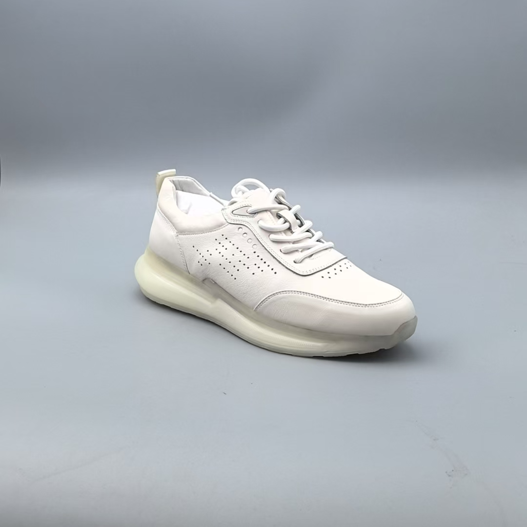 （孤品微瑕介意勿拍）新款轻质厚底系带男士皮鞋休闲鞋C219