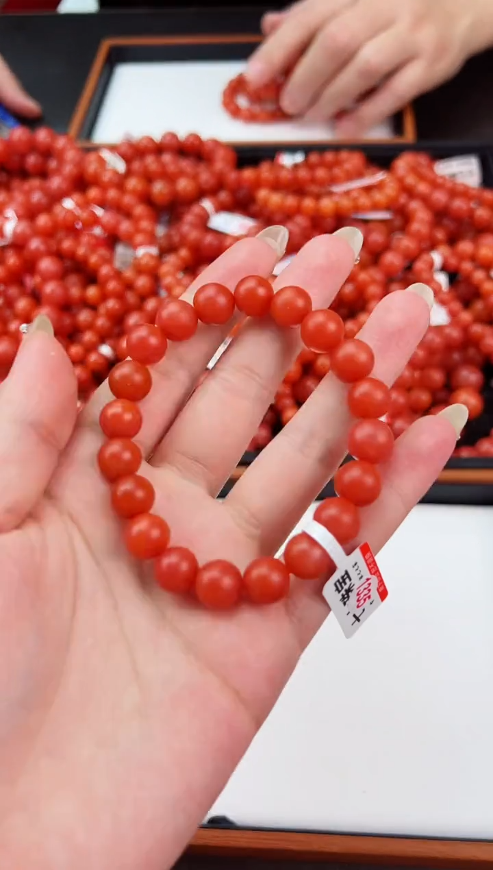 【闪购商品】南红玛瑙哑光手串卡10+未镶嵌保山杨柳滴水洞