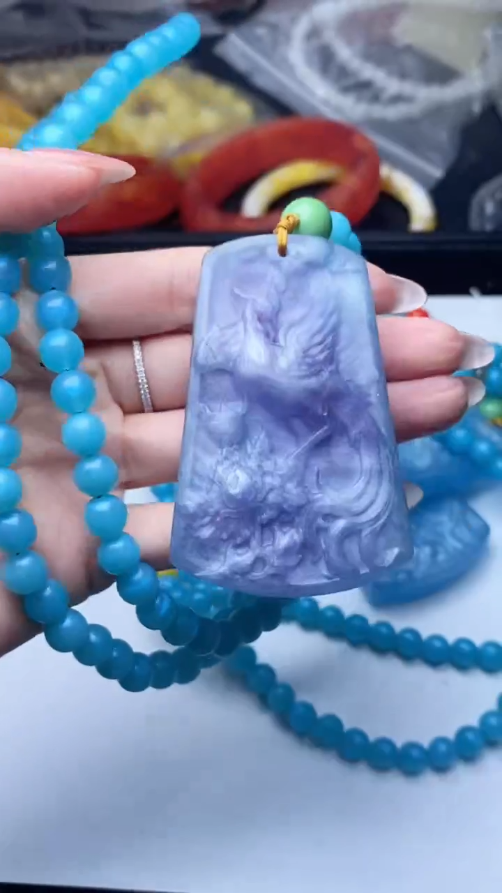 未镶嵌颈饰蜜蜡65    套装