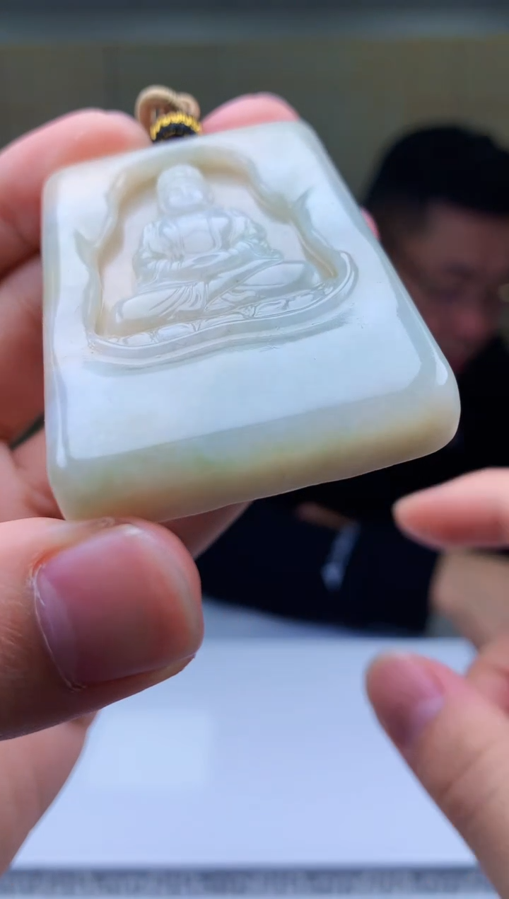 【闪购商品】定制翡翠未镶嵌5152bb-毛货挂件48