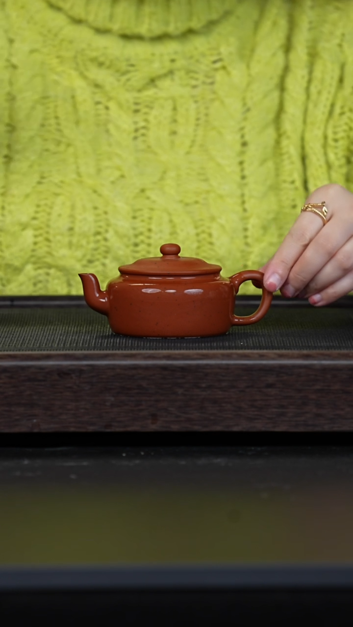 【闪购商品】紫砂茶壶明清老朱泥旭帽